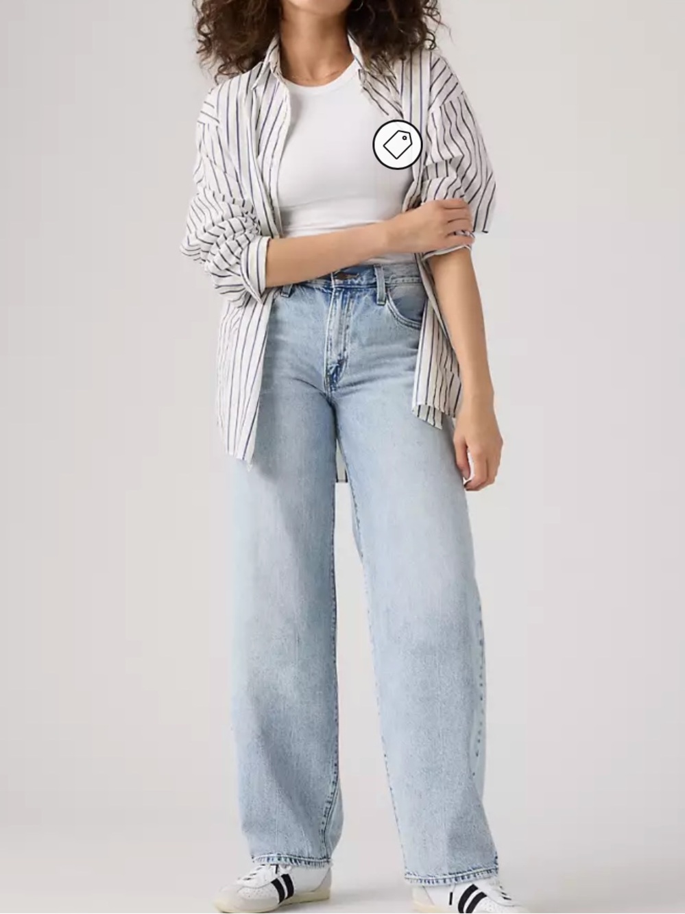Levi's® Premium Baggy Dad Women's Jeans Light Wash 30W x 30L